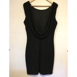 Foreign Exchange Black Sparkly Dress